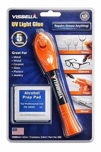 UV Glue 5 Second Fix UV Activated Glue Plastic Welding Light Repair Pen for Wood Plastic Metal Ceramic