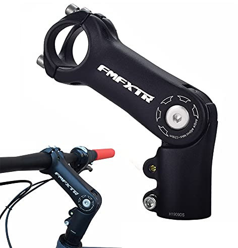 GoHZQ MTB Vorbau Verstellbar Fahrradlenker Vorbau 0-90 Grad 90mm 110mm Lenkervorbau 25,4 mm 31,8 mm Fahrradvorbauten Lenker Vorbauten für Fahrrad, Rennrad, Bike (31.8 * 90mm)