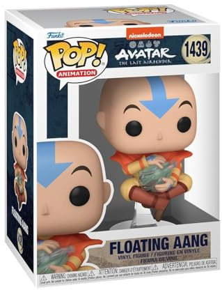 Funko POP! Animering: Avatar: the Last Airbender - Aang Floating - Samlarobjekt vinylfigur - Presentidé - Officiella varor - Leksaker för barn och vuxna - Anime-fans - modellfigur för samlare