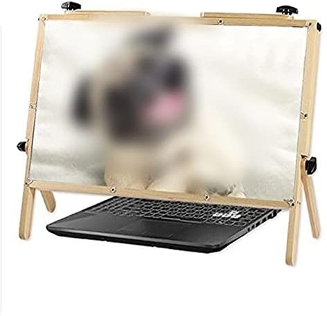 Screen Magnifier, Laptop HD Amplifier Computer,Computer Screen Magnifier for Laptop, Phone Screen Magnifiers Holder with Adjustable Angle Design,22 Convenient Folding Projection Display,Ultra-Clear Bl