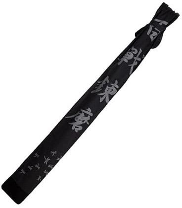 EKENDOCOM Practice for Fight-Cotton Shinai Bag for 3 shinais without shoulder strap 100% cotton kendo shinai case with Cotton inner layer