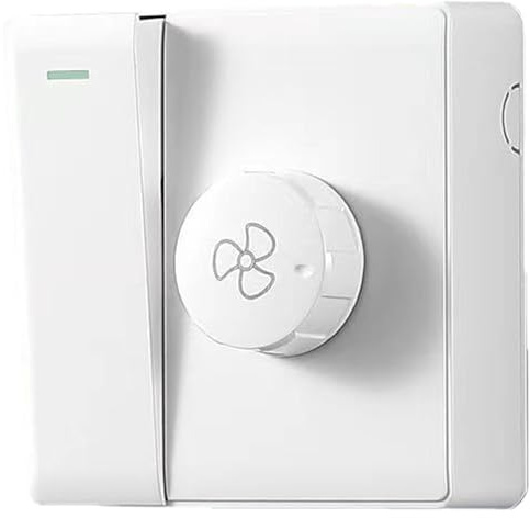X-Institute Ceiling Fan Speed Controller 86 Type Surfaces-Mounted Stepless Speed Adjust Electric Fan Household Panel Wall Switches