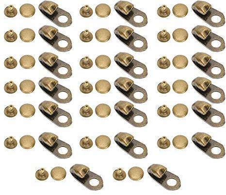 Legierung Stiefel Haken Nieten Schuhe Karabiner Verschluss Stück Bronze Zubehör Haken Verschlüsse Schuhe Zubehör Spitze Lederhandwerk Nieten