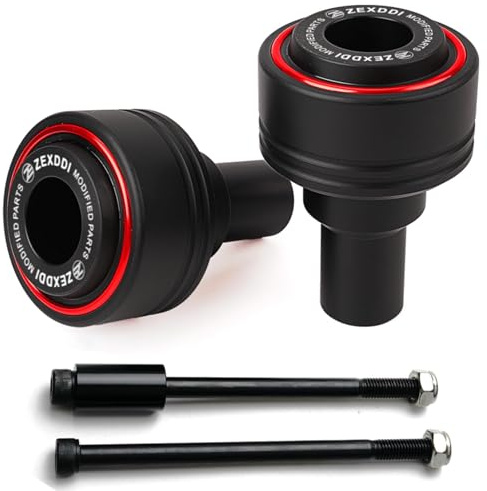 ZEXDDI Compatible avec Kawasaki Z650 RS Z 650 2023 Ninja 650 Ninja650 KRT Ninja 650L EX650 2017-2024 Glissières de Cadre de Moto Anti-collision Protection contre les Chutes Protection contre les Chocs