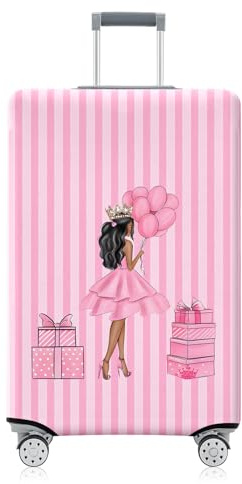 Vehcimbev Cute Travel Luggage Cover Sweet Cone Bouquet Washable Elastic Travel Suitcase Cover Anti-scratch Suitcase cover Fits 26-28 Inch Luggage Cover