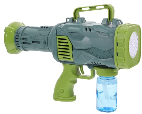 Toyvian Elektrische Blasenmaschine Im Dinosaurier-design Tragbarer Seifenblasenmacher Für Partys Spielplatz Und Sommeraktivitäten