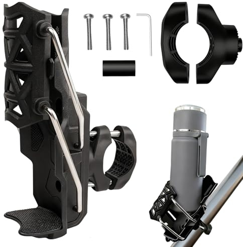 DiBaiHuiHomer Soporte para botellas de bicicleta adaptable, soporte ajustable para bebidas para bicicleta, soporte para botellas de bicicleta, soporte para botellas para bicicletas, marco de