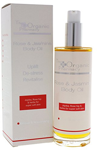 The Organic Pharmacy Rose & Jasmin Körperöl, 100 ml, weiß