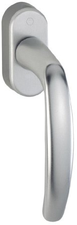 HOPPE Fenstergriff Dreh/Kipp, Secustik®'Atlanta' Aluminium verkehrsweiss beschichtet 0530/US952 - 2670841