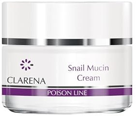 Clarena - Beruhigende Gesichtscreme 50 ml - Snail Mucin Cream - Schneckenschleim Creme - Tages- und Nachtcreme - Regenerierende Gesichtspflege - Für gereizte und problematische Haut