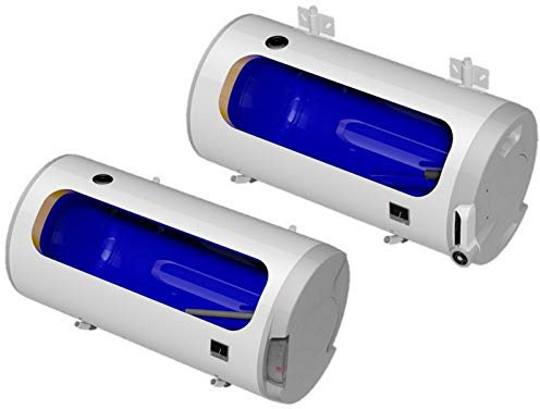 Warmwasserspeicher Boiler Elektrospeicher, wandhängend HORIZONTAL waagerecht mit verschleißfreiem Keramikheizstab in der Größe 160 L Liter