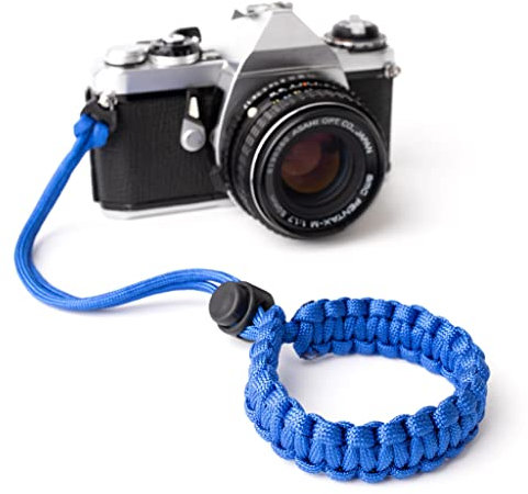 LENS-AID Handschlaufe für Kamera: Paracord Kordel Wrist-Band Kameragurt zum Tragen am Handgelenk DSLR Tragegurt