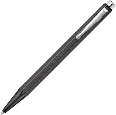 Caran d'Ache Kugelschreiber Ecridor Racing Messing Schwarz, 1 Stück (1er Pack)