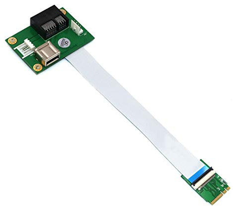 JMT M.2 NGFF Chiave A/E A PCIE Riser Adattatore PCI-E X1 USB 4Pin Adattatore di Alimentazione PCI Express Cavo di Estensione per Computer Ad Alta Velocit¨¤