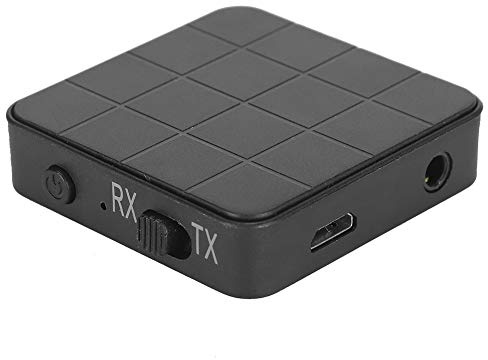 Adaptador Bluetooth, Receptor transmisor de Audio inalámbrico Bluetooth 5.0 2 en 1 Adaptador portátil de 3.5 mm, Dispositivos de Audio Bluetooth de Baja latencia, para PC, TV, teléfono Inteligente