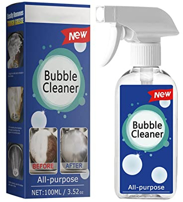 100ml Kitchen Bubble Cleaner Spray, Allzweck Schaumreiniger, Spülfreier Küchenfettreiniger, Küchenreiniger, Zum Reinigen Von Herden, Fliesen, Töpfen, Utensilien