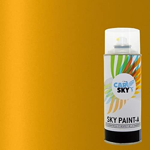CARSKY - Bomba de pintura para carrocería compatible con Peugeot Amarillo Faro Nacar KLT y barniz brillante