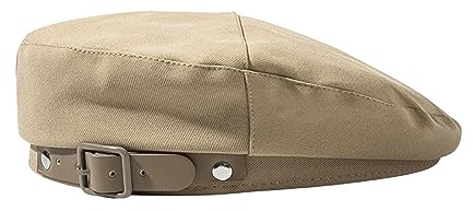 YAMEIZE Baskenmütze Barett Belt für Damen - Klassischen French Stil Adjustable Mütze Retro Beret Cap Gürtel Vintage Autumn Winter Fahren Einkaufen