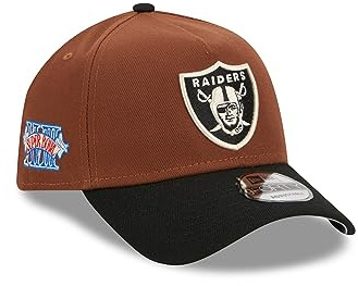 New Era NFL Harvest Cap American Football Sidepatch Snapback Teamlogo A-Frame Kappe Basecap braun schwarz