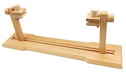 NUOBESTY Stickrahmen Mit Drehung Und Holzrahmen Adjustable Stickrahmen Für Tisch Kreuzstichhalter Mit Verbreitertem Stabilen Fuß Passt Für Stickstretch Dicke