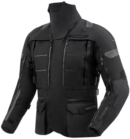 REBELHORN Cubby V Motorradjacke Herren | Textil | Ellbogen und Schulterprotektoren Stufe 2 | Herausnehmbares In & Out Membran und Isolierweste | Große Belüftungspaneele