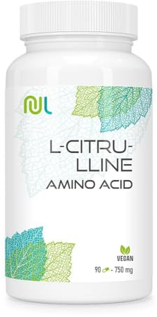 L Citrulline 750 mg - 90 Gélules Végétales - Soutien Musculaire et Équilibre Physique - Complément Naturel Sport, Musculation - Sans Gluten, Sans Lactose - Fabriqué en Europe - NutriLife