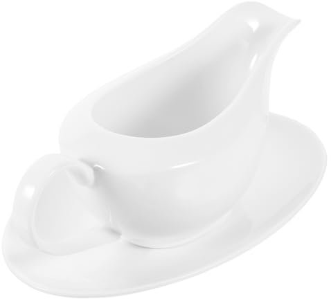 Cabilock Cuenco Para Salsa De Cerámica De Platos Para Servir Salsa Salsera Para Leche Con Asa Para Servir Condimentos Fiestas Recipiente Para Resistente