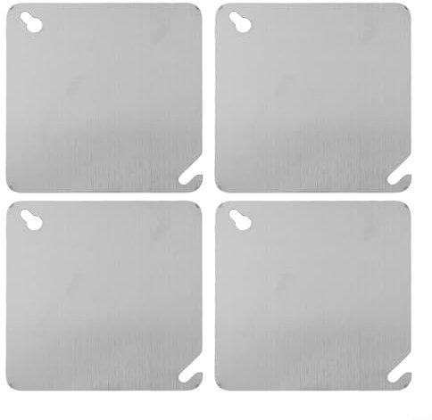 Electrical Safety First 4PCS Square Blank Cover Plates Designed to Protect Junction Boxes