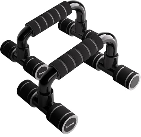 Readaeer maniglie per flessioni Push up Bars (Grigio)