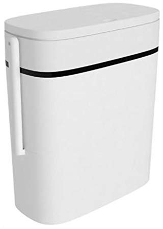 Toilet Brush and Waste Bin Set, 3 in 1 Multifunctional Bathroom Organizer with 14L Trash Can and Holder for Effective Cleaning and Organization