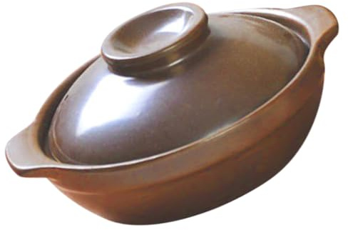 Luxshiny Olla De Cerámica Para Arroz Asas Dobles, Grande, Resistente a Altas Temperaturas, Antiadherente, Para Cocina Casera y Fuego Directo