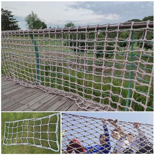 Climbing Cargo Net,Climbing Frame Net, Outdoor Playground Treehouse Climbing Net Cargo Rope Safety Mesh Multicolor Multiple Sizes(1.5*3.5m(4.9*11.5ft))