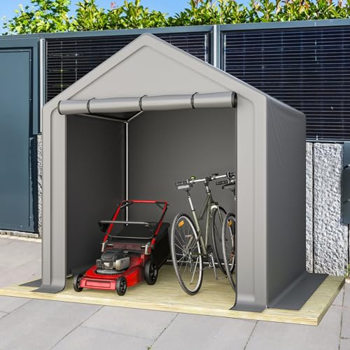 Tenda da garage 190 x 170 x 200 cm, impermeabile, con porta a rotelle, per campeggio, campeggio, campeggio, campeggio, attività all'aperto, capannone degli attrezzi, per riporre biciclette, attrezzi
