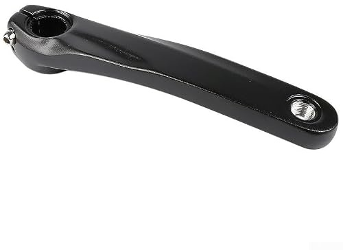 Honseadek Brazo de manivela izquierdo para bielas Hollowtech Ii, compatible con Slx/Xt 590/596/610, pieza de repuesto de aleación de aluminio hueco ligero para reparación de bicicletas MTB (negro)