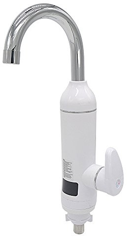 Reelva 3000W LED Hot & Cold Faucet Tap Electric Instant Heating Water Heater Tankless