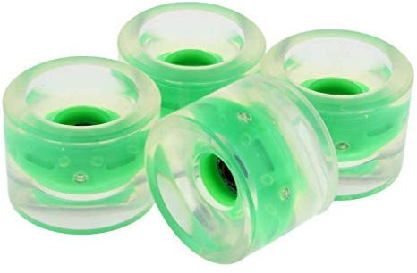 SGerste Magnetische Skateboard-Räder, 70 mm, für Mini-Cruiser-Boards Longboards im Freien, Grün, 4 Stück