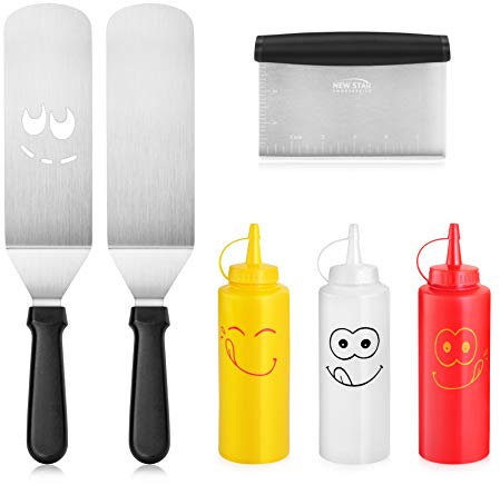 New Star Foodservice Grill-/Grillwerkzeug-Set, Edelstahl, 6-teilig