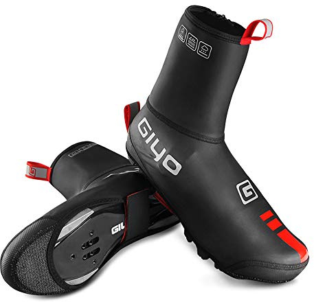Lixada Cycling Shoe Covers Windproof Winter Thermal Bike Bicycle Overshoes Warmer for Men Women Black