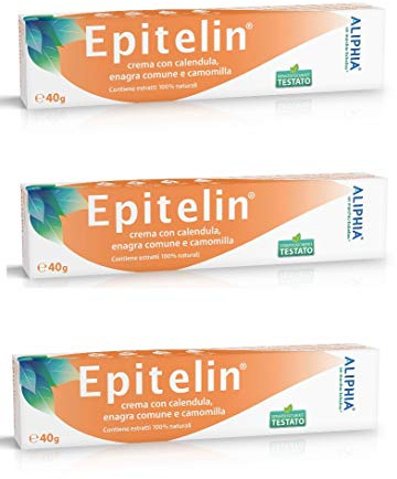 Crema per la guarigione della pelle rigenera i tessuti e rinnova la pelle ferite aperte antidecubito ustioni scottature solari punture di insetti geloni KIT 3 PEZZI
