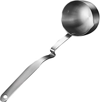 Angoily Fetttrenner Löffel Fettabschöpfer Kelle Suppenlöffel Saucenlöffel Küche Fettabscheider Suppe Sieb öl Dosierlöffel Filterlöffel Schöpfkellen Wasserschaufel Schöpflöffel Servierlöffel