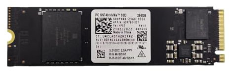 Wstrn Dgitl WD SSD 256GB M.2 2280 Gen4 x4 PCIe NVMe Unità a stato solido interno