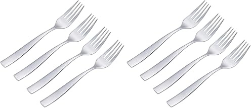 Viners Everyday Purity 4 Piece 18/0 Silver Stainless Steel Forks (Pack of 2)