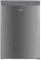 HADEN 130l Under Counter Larder Fridge - Stainless Steel 55cm Small Fridge Ideal For Small Kitchens - 2 Glass Shelves, 1 Salad Crisper And 3 Door Balconies