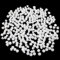 SHSHbuy Bouchons de Trou Meubles,300 Pièces Cache Trou Meuble Blanc,5mm Cache Trou Bouchon Plastique,Caches pour Trous De Perçage,Cache-vis Ronds pour Meuble Étagères Armoires