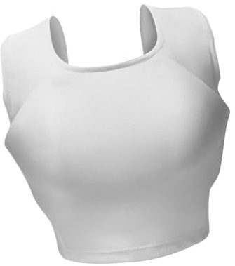 Perfeclan Protezione per Il Petto da Donna Karate Scudo per Costole Armatura Traspirante e Morbida Protezione per Il Seno da Boxe per Allenamento di Kickboxing, L