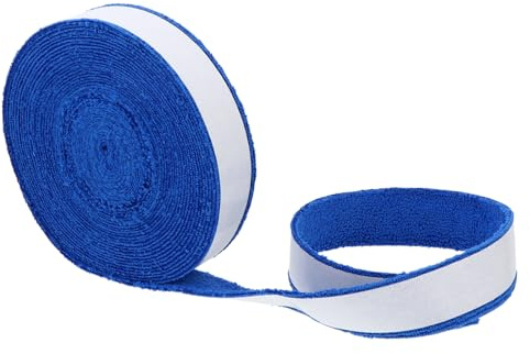 SKISUNO Griffband Rutschfestes Tennisschläger mit Schweißabsorption aus Polyester und Komfortablem Griff in Blau für Sportliche Nutzung