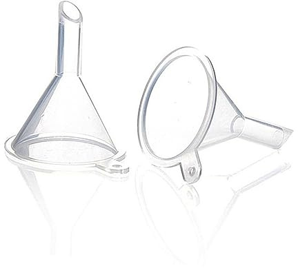 Alipis 5piezas Embudo De Decantación Transparente Embudos De Plástico Multiusos Para Separar Líquidos Para Uso El Hogar y Cocina Para Vertido De Aceite