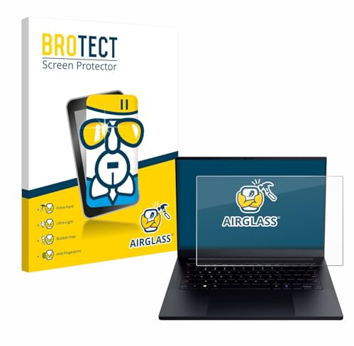 BROTECT Schutzglas für Razer Blade 14 2025 Schutzfolie Panzer Folie Glas Displayschutz Made in Germany [Kratzfest 9H, Anti-Fingerprint,Transparent]