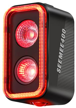 MagicShine SEEMEE 400 Smart Bicycle Taillight,400 Lumen Bike Tail Light,360° Visible Smart Brake Sensor IPX6 Waterproof FTR LightSync Rear Bike Light for Night Riding