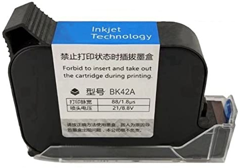 BUBEFSKD BK42A Cartouche d'encre à séchage rapide 12 7 mm Imprimante à jet d'encre portable 42 ml Solvant pour séchage rapide non crypté pour les imprimantes non cryptées